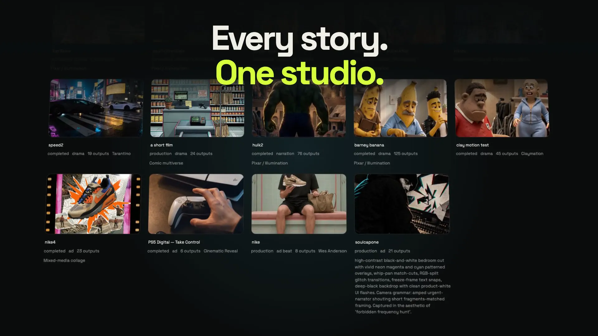 A still from Poiema's studio film showing the project workspace